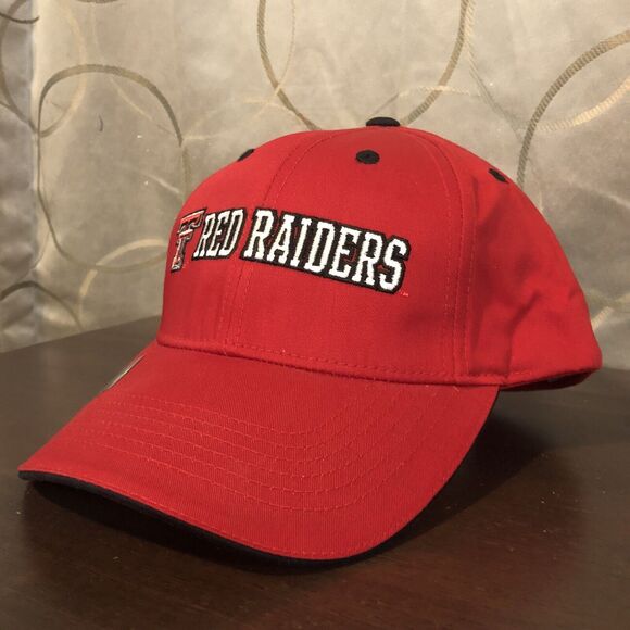 Texas Tech Red Raiders Hat Cap Embroidered Logo Captivating Headgear University - Picture 3 of 9